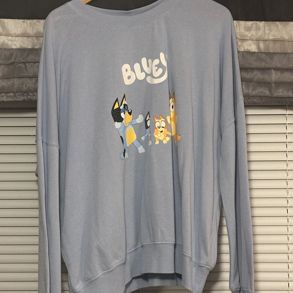 Women's Long Sleeve Tee - Blue